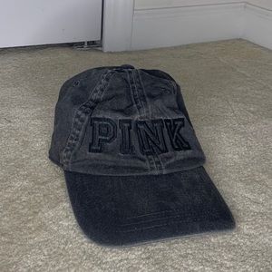 washed black hat from PINK